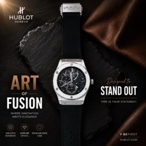 HUBLOT SPIDER WATCH - BLACK BELT
