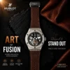 HUBLOT BIG BANG WATCH  - COFFEE BELT