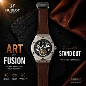 HUBLOT BIG BANG WATCH  - COFFEE BELT