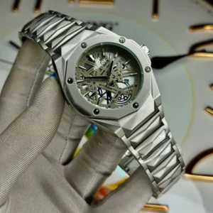 HUBLOT SPIDER CHAIN WATCH -INSIDE GRAY